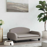 VidaXL Hundebett 70x45x30 cm Stoff Taupe