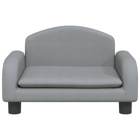 Vidaxl Hundekorb 50x40x30 cm Stoff hellgrau