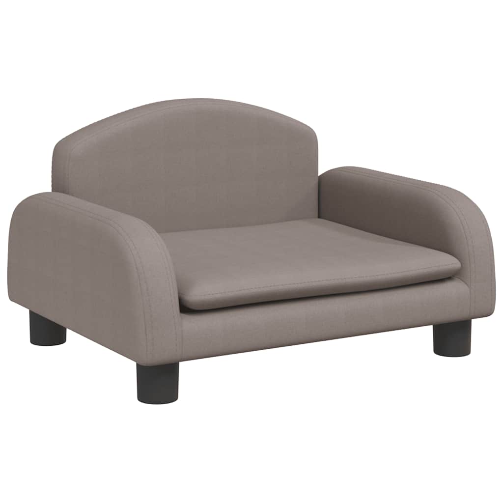 Vidaxxl Hundebett 50x40x30 cm Stoff Taupe