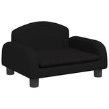 Vidaxl Hundekorb 50x40x30 cm Stoff schwarz