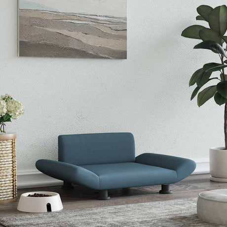 Vidaxl Hundekorb 70x45x28 cm Stoff dunkelgrau