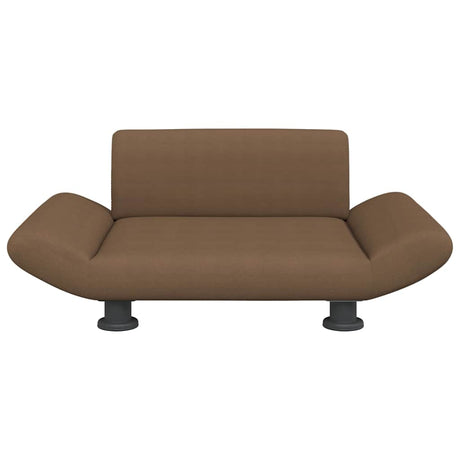 Vidaxxl Hundebett 70x45x28 cm Stoff braun