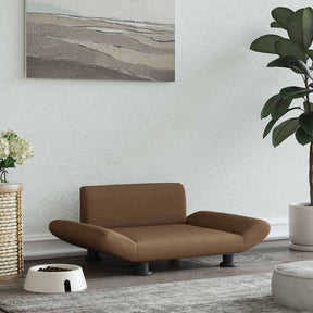 Vidaxxl Hundebett 70x45x28 cm Stoff braun