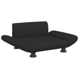 Vidaxxl Hundebett 70x45x28 cm Stoff schwarz