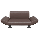 Vidaxxl Hundebett 70x45x28 cm Kunstleder braun