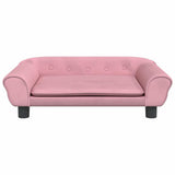 VidaXL Hundebett 70x48x22 cm Samtrosa