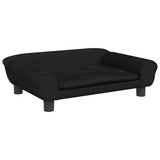 VidaXL Hundebett 70x48x22 cm samtschwarz