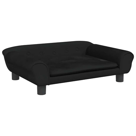 VidaXL Hundebett 70x48x22 cm samtschwarz