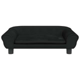 VidaXL Hundebett 70x48x22 cm samtschwarz