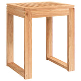 Vidaxl Badezimmerhocker 40x30x46 cm Festes Walnussholz