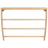 Vidaxl -Handtuchregal 60x25.5x49 cm Festes Walnussholz