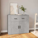 Vidaxl dressoir 80x33x70 cm bewerkt hout betongrijs