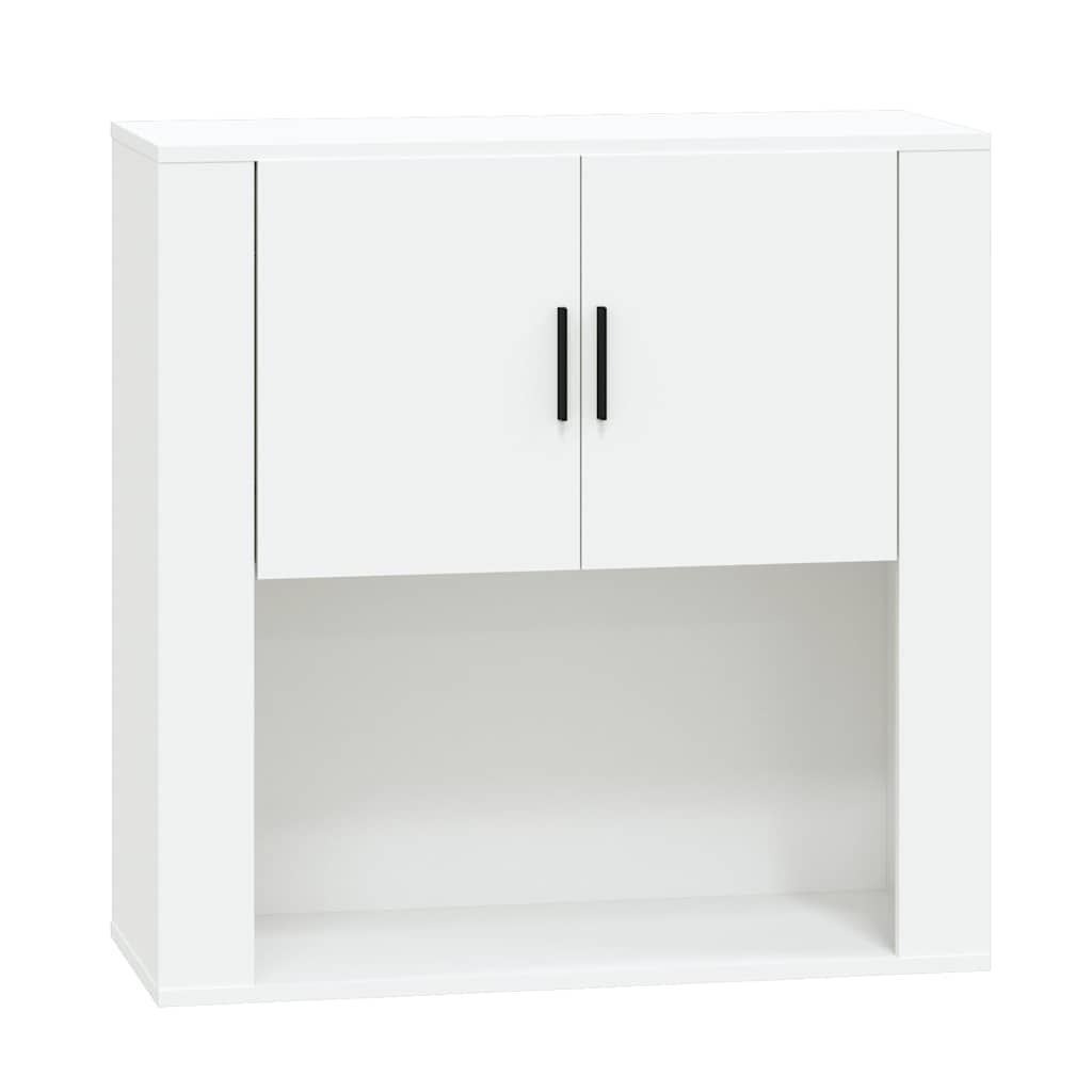 Vidaxl wandkast 80x33x80 cm bewerkt hout wit
