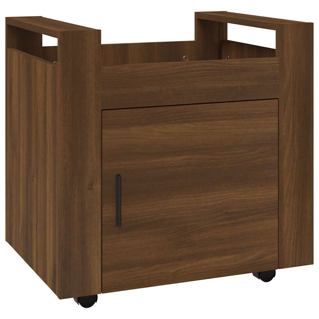 Vidaxl bureaukastje 60x45x60 cm bewerkt hout bruin eikenkleur