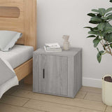 Vidaxl nachtkastjes 2 st 50x39x47 cm grijs sonoma eikenkleurig