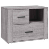 Vidaxl nachtkastje 60x36x45 cm bewerkt hout grijs sonoma eikenkleurig