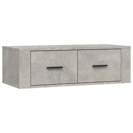 Vidaxl tv-hangmeubel 80x36x25 cm bewerkt hout betongrijs