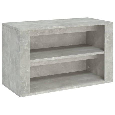 VIDAXL -Schuhschrank 75x35x45 cm verarbeiteter Holzbetonglijs