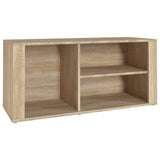 VIDAXL -Schuhschrank 100x35x45 cm propertiertes Holz Sonoma Eiche gefärbt
