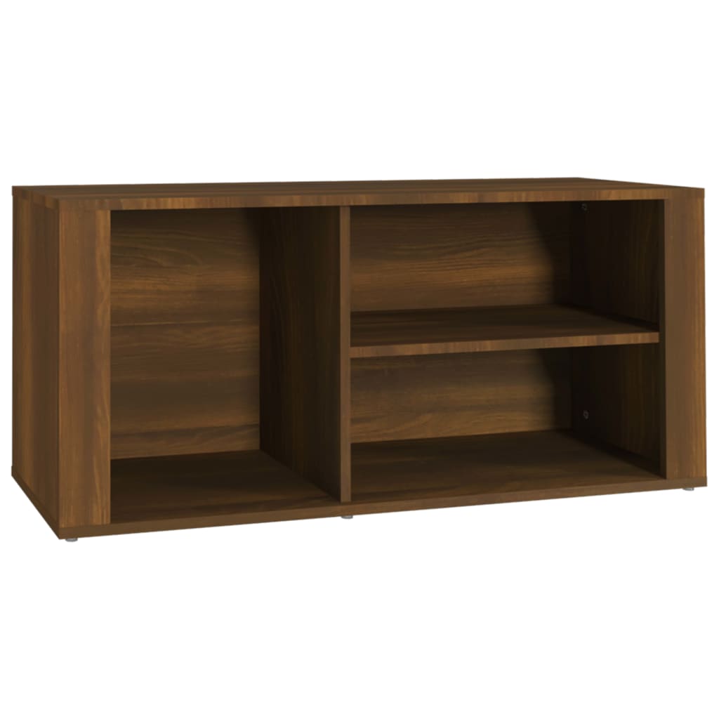 Vidaxl Schuhschrank 100x35x45 cm Schnitt Holzbraune Eiche Farbe