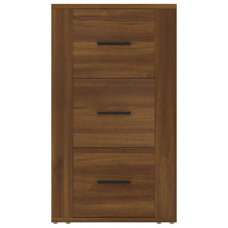 Vidaxl dressoir 40x33x70 cm bewerkt hout bruin eikenkleur