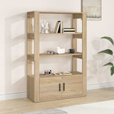 Vidaxl dressoir 80x30x119,5 cm bewerkt hout sonoma eikenkleurig