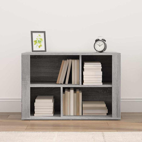 Vidaxl dressoir 80x30x54 cm bewerkt hout grijs sonoma eikenkleurig