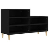 Vidaxx Schuhschrank 102x36x60 cm lackiertes Holz schwarz
