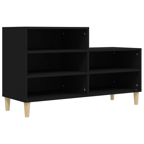 Vidaxx Schuhschrank 102x36x60 cm lackiertes Holz schwarz