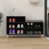 Vidaxx Schuhschrank 102x36x60 cm lackiertes Holz schwarz