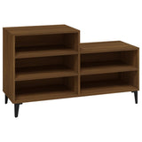Vidaxx Schuhschrank 102x36x60 cm, fertige Holzfarbe, braune Eiche