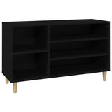Vidaxl Schuhschrank 102x36x60 cm propertiertes Holzschwarz