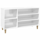 Vidaxl Schuhschrank 102x36x60 cm verarbeitetes Holz Hochglanz weiß