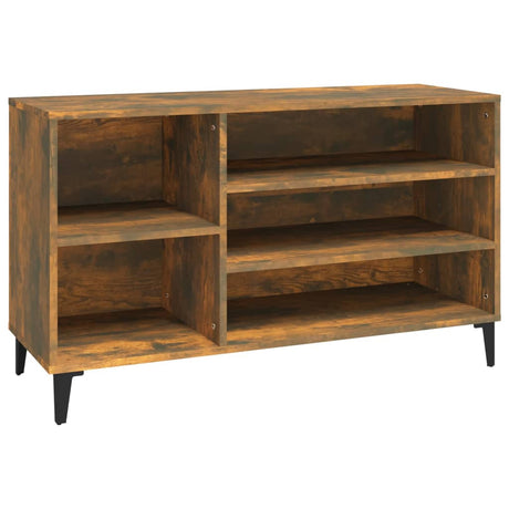 VIDAXL -Schuhschrank 102x36x60 cm propertiertes Holzgeräuchchen -Eiche gefärbt