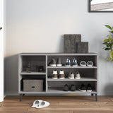 VIDAXL -Schuhschrank 102x36x60 cm propertiertes Holz Sonoma Grey