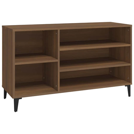 Vidaxl Schuhschrank 102x36x60 cm Eigenschaften Holzbraune Eiche Farbe