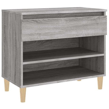 Vidaxl Schuhschrank 70x36x60 cm propertiertes Holz Sonoma Grey