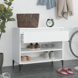 Vidaxl Schuhschrank 70x36x60 cm propertiertes Holz weiß