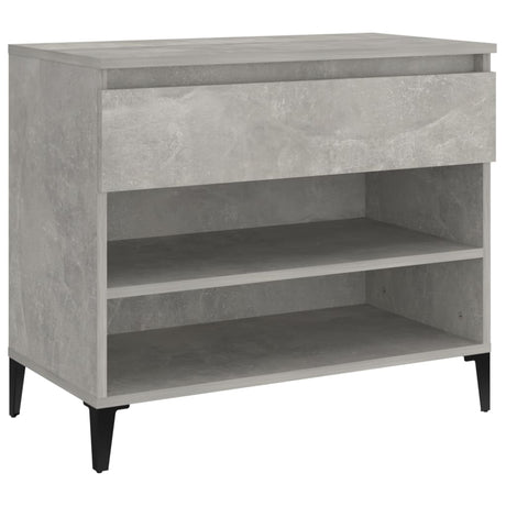 Vidaxx Schuhschrank 70x36x60 cm Holzwerkstoff betongrau