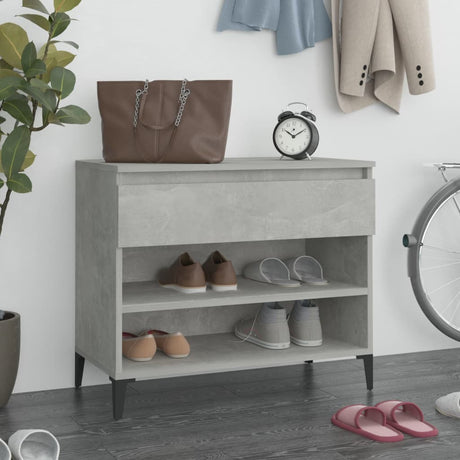 Vidaxx Schuhschrank 70x36x60 cm Holzwerkstoff betongrau