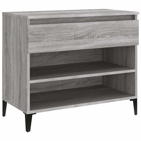 Vidaxl Schuhschrank 70x36x60 cm propertiertes Holz Sonoma Grey