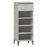 Vidaxx Schuhschrank 40x36x105 cm Holzwerkstoff betongrau