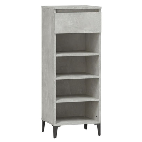 Vidaxx Schuhschrank 40x36x105 cm Holzwerkstoff betongrau