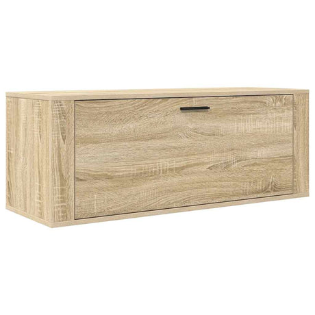 Vidaxl Wandschuhschrank 100x35x38 cm propertiertes Holz Sonoma -Eiche
