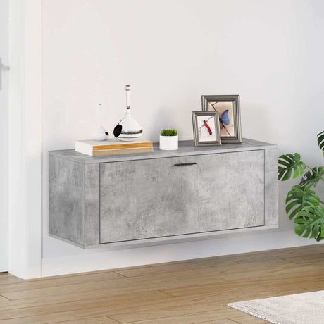Vidaxl Wandschuhschrank 100x35x38 cm verarbeiteter Holzbetonpreis