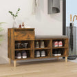 VIDAXL -Schuhschrank 102x36x60 cm propertiertes Holzgeräuchchen -Eiche gefärbt