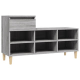 VidaXL Schuhschrank 102x36x60 cm Holzwerkstoff Sonomagrau
