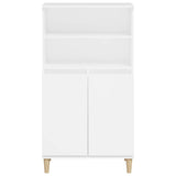 Vidaxl hoge kast 60x36x110 cm bewerkt hout wit