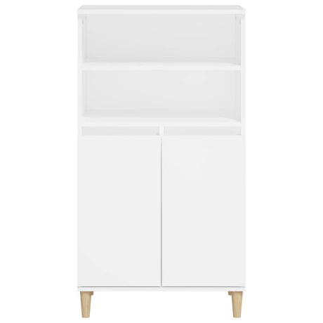 Vidaxl hoge kast 60x36x110 cm bewerkt hout wit