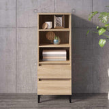 Vidaxl hoge kast 40x36x110 cm bewerkt hout sonoma eiken